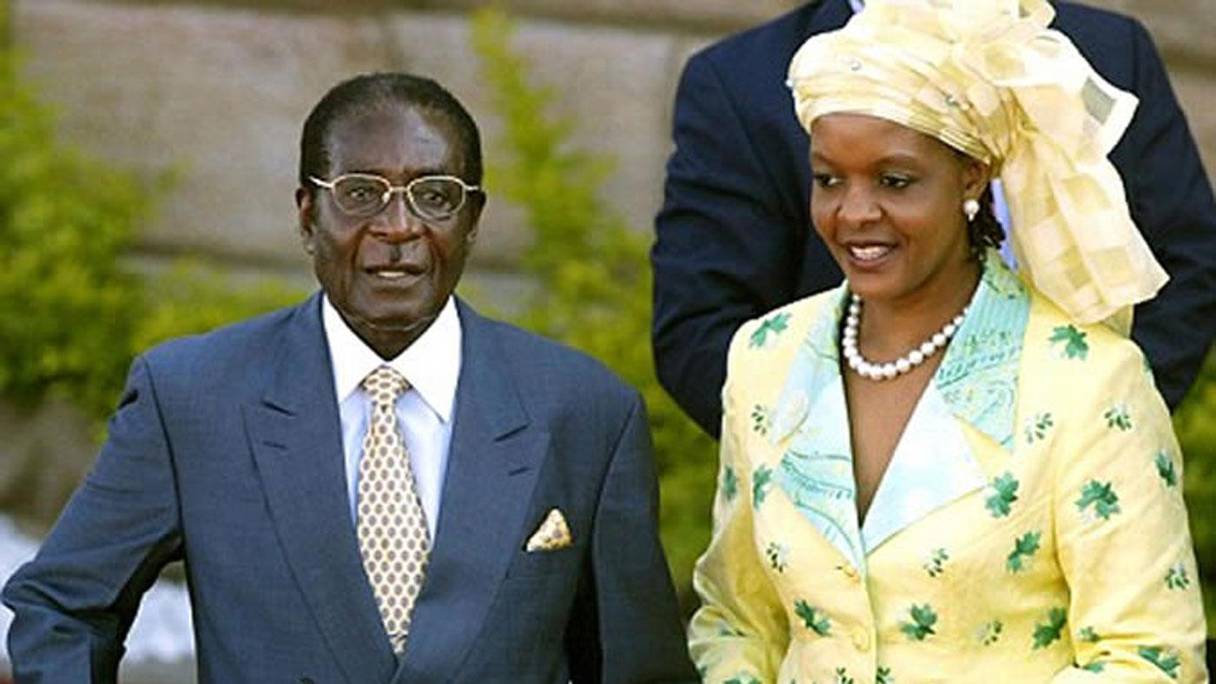 Robert Mugabe et son épouse Grace.