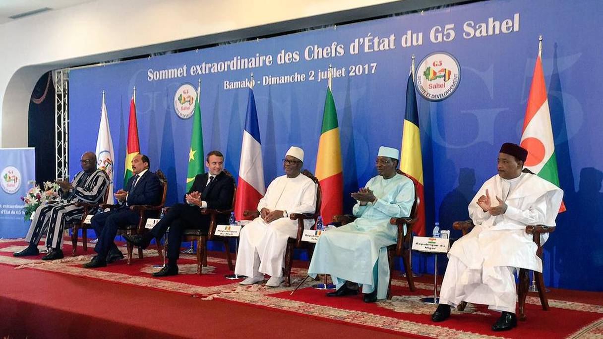 Les chefs d'État du G5 Sahel.