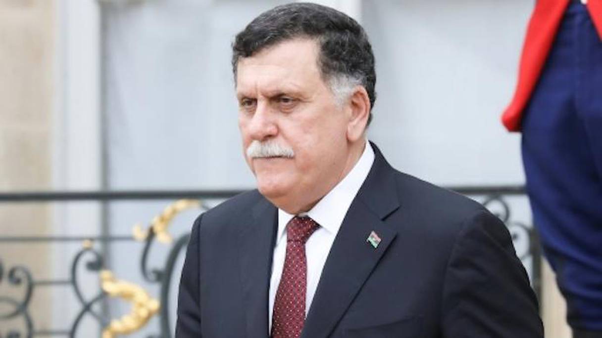 Le chef du gouvernement libyen d'union nationale (GNA), Fayez al-Sarraj, 