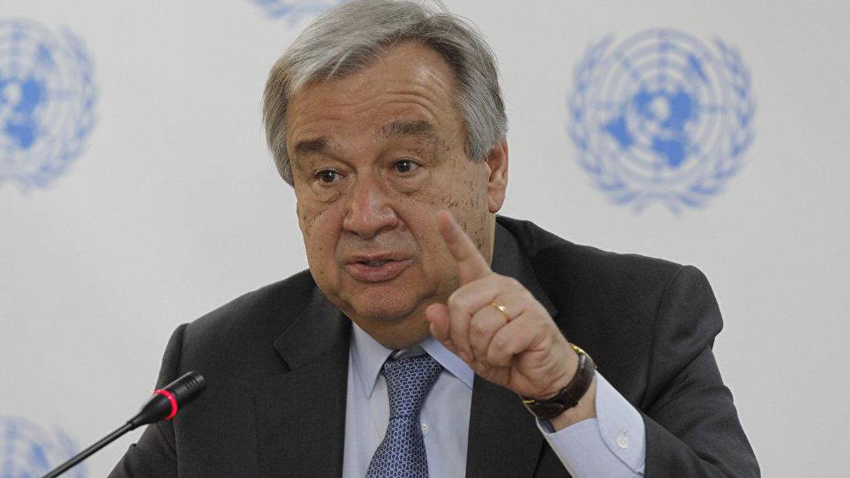 Antonio Guterres, Secrétaire général de l'ONU. 
