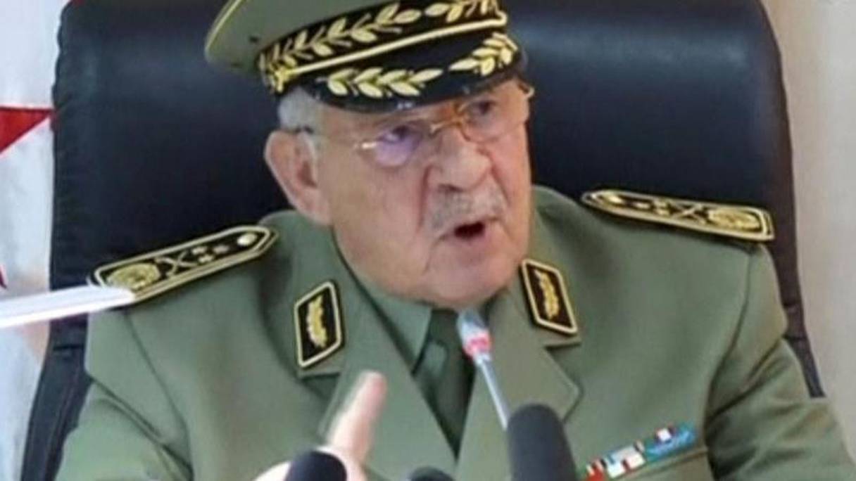 Feu Ahmed Gaïd Salah, ancien chef d'état major de l'armée algérienne et vice-ministre de la Défense.