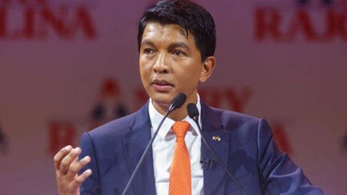 Andry Rajoelina, vainqueur de la présidentielle à Madagascar.