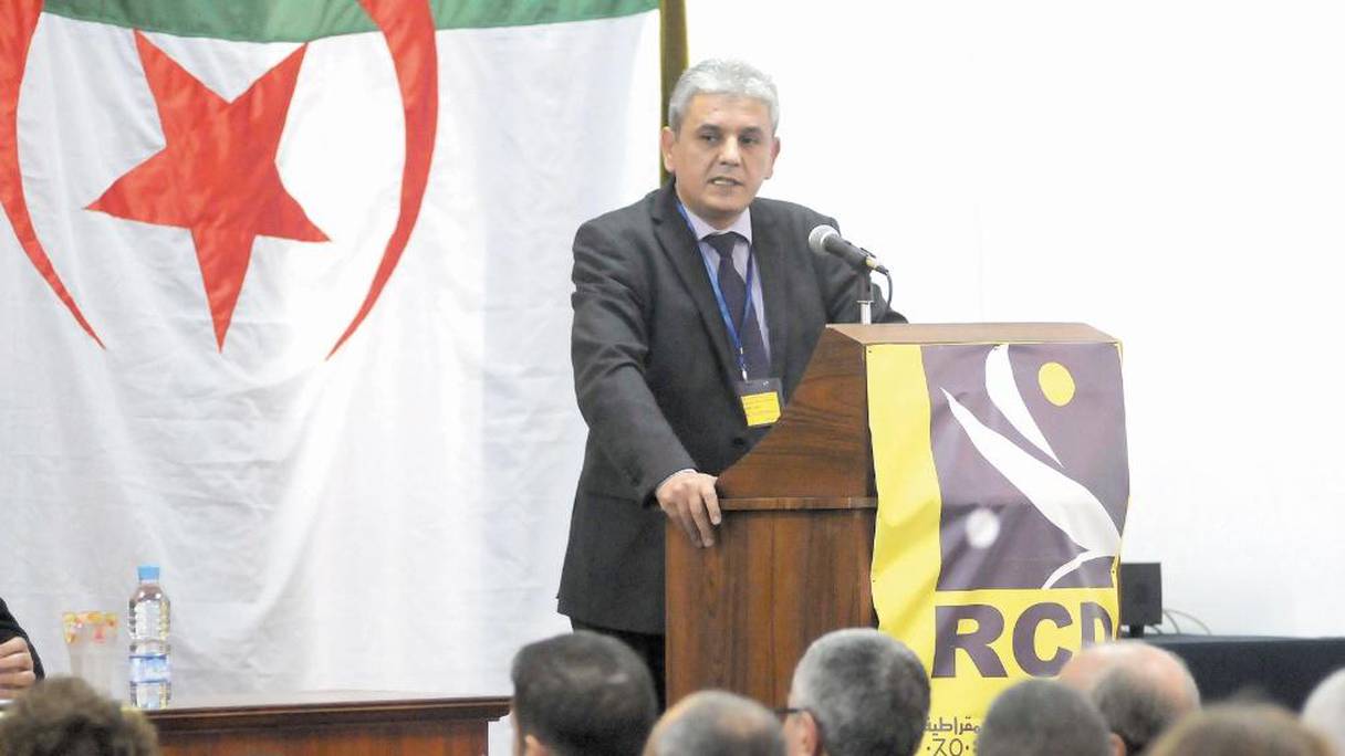 Mohcine Belabbas, président du Rassemblement pour la culture et la démocratie (RCD).