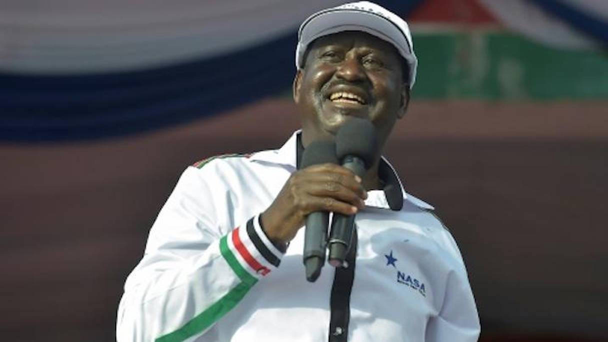 L'ex-Premier ministre kényan Raila Odinga, le 27 avril 2017 à Nairobi.