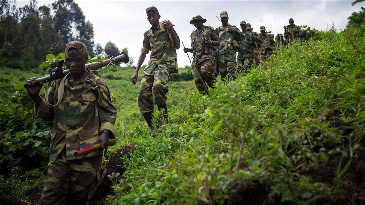 Rebelles du M23, RDC.