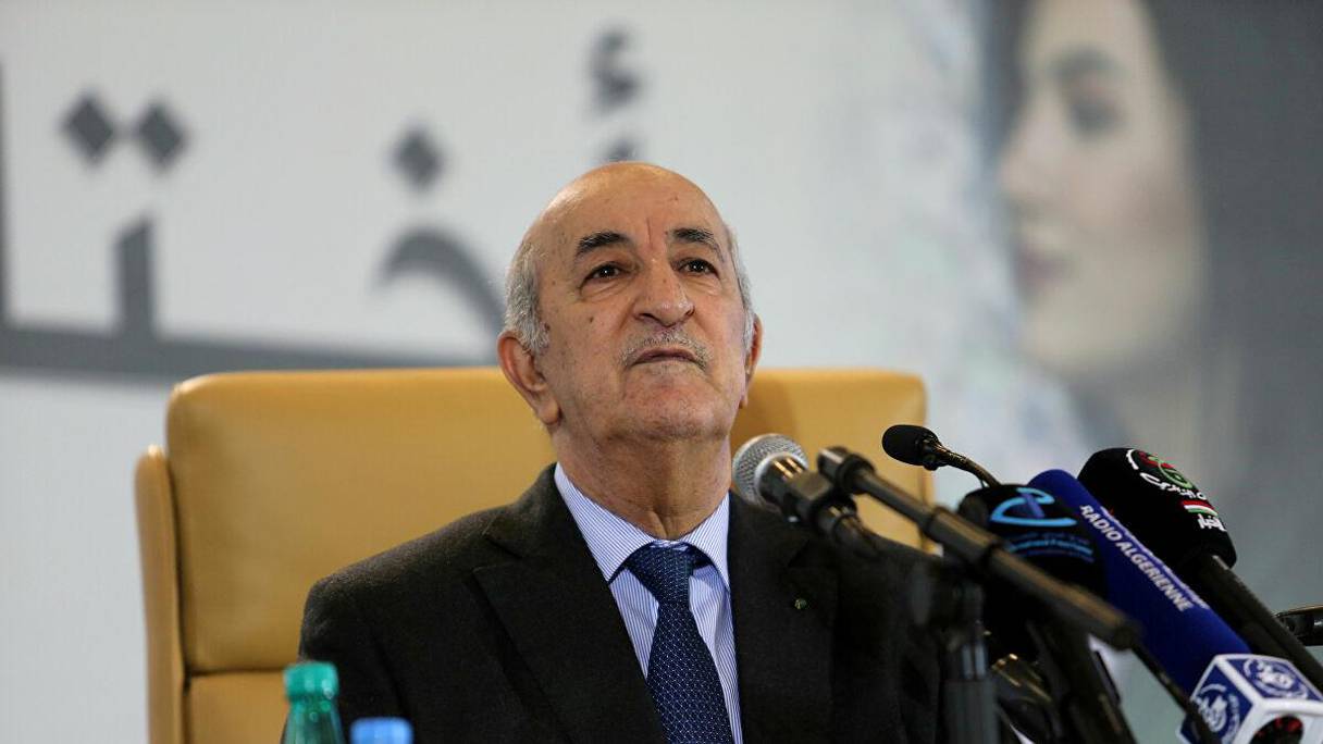 Abdelmadjid Tebboune, président algérien. 