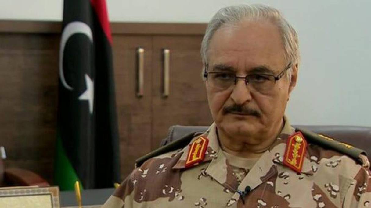 Général Khalifa Haftar de la Libye.