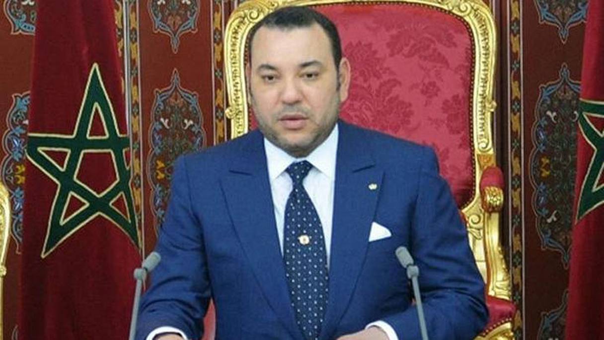 Mohammed VI, roi du Maroc. 