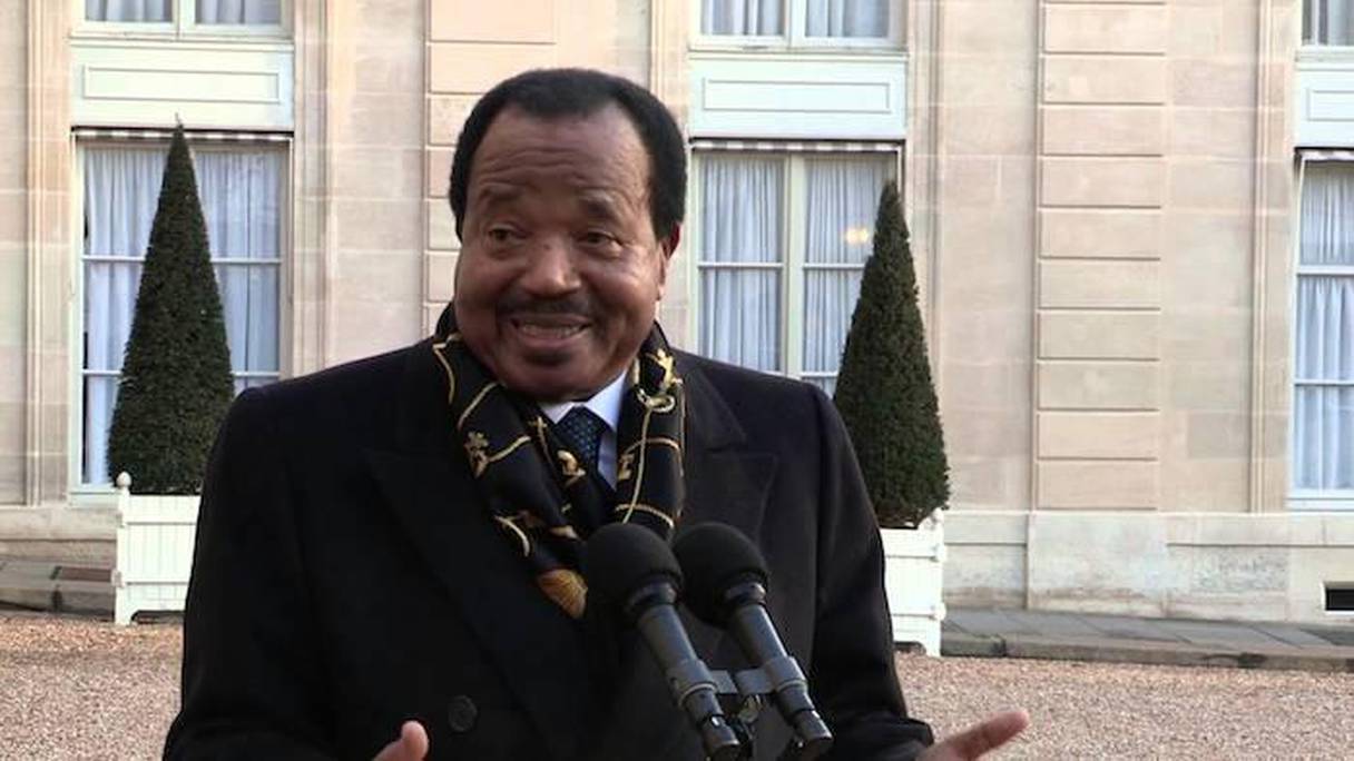 Paul Biya, président du Cameroun. 