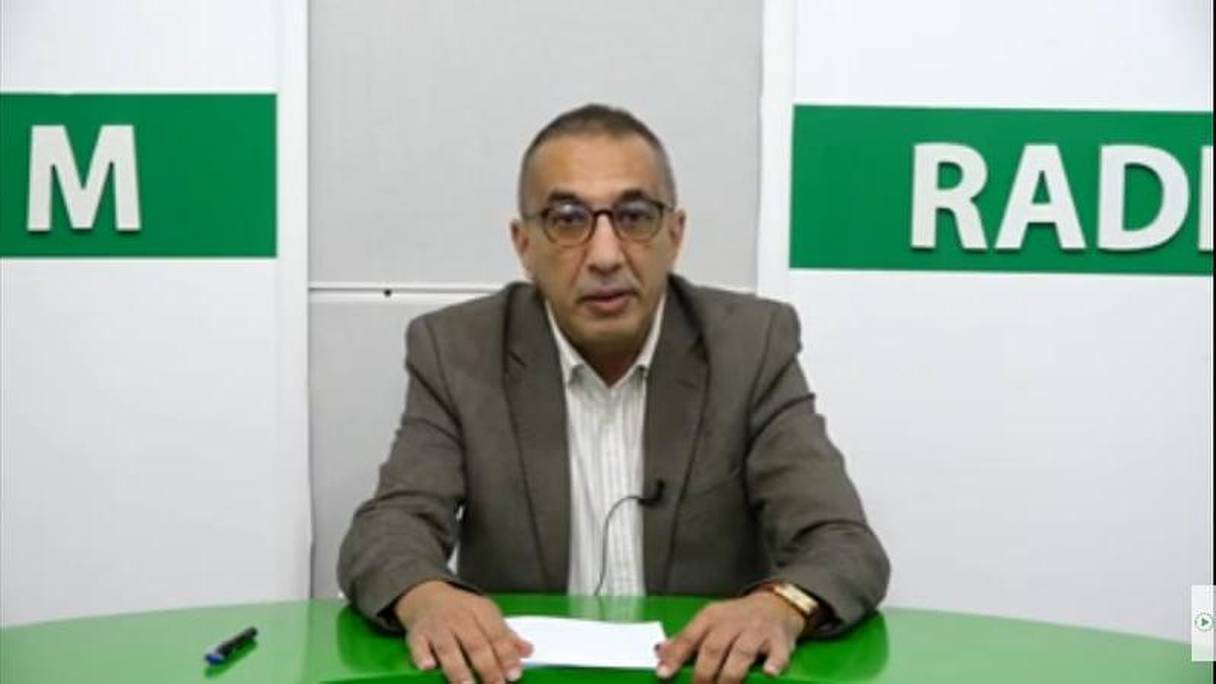Ihsane El Kadi, directeur de la station Radio M et du site d'information Maghreb Emergent.