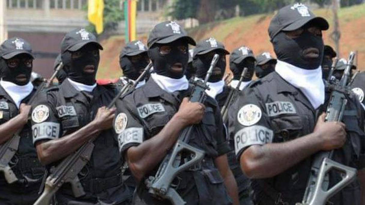 Des éléments de la police camerounaise.