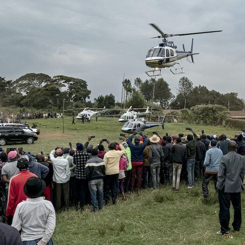 Kenya-Hélicoptères-Raïla Odinga