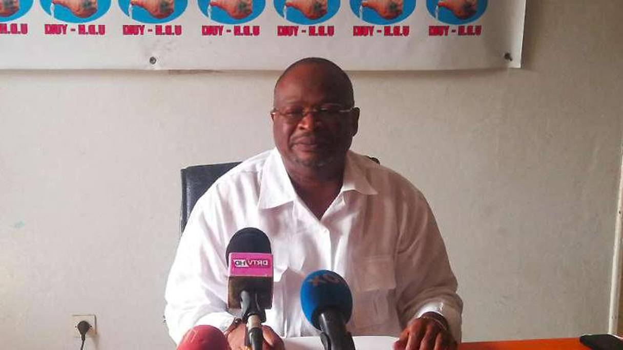Guy-Brice Parfait Kolélas, candidat à la présidentielle congolaise.