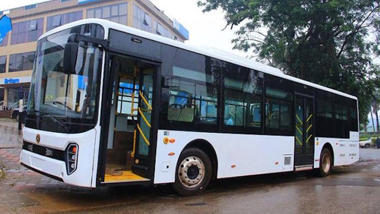 Un des bus prototypes de Kiira Motors.