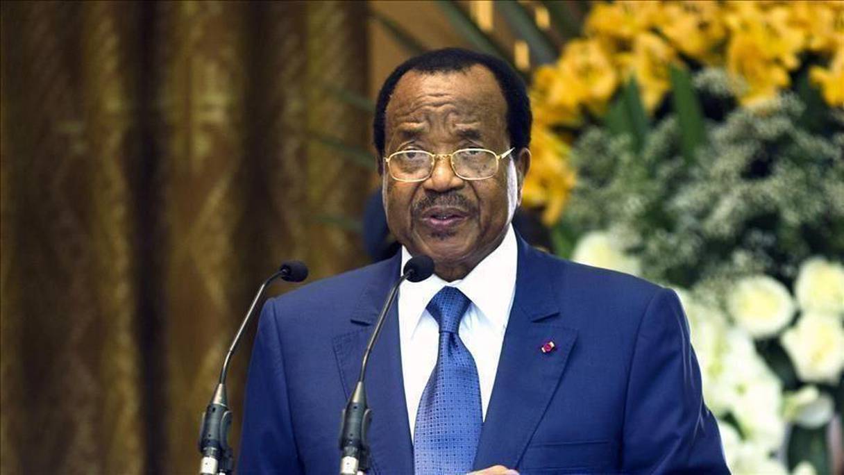 Paul Biya, président du Cameroun. 