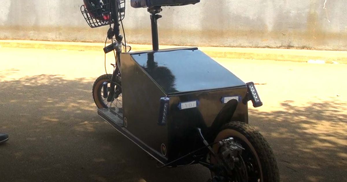 Photo of Guinea: At 20, he designs an electric scooter