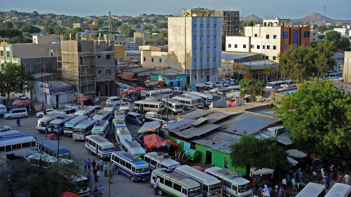 La circulation urbaine au Somaliland. 