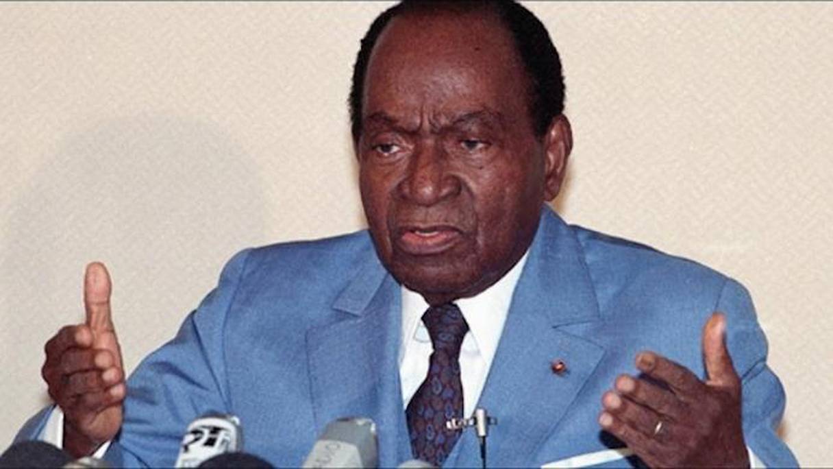 Félix Houphouët Boigny, ancien président de la Côte d'Ivoire.
