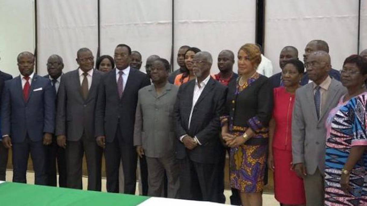 Quelques membres de l'opposition ivoirienne. 