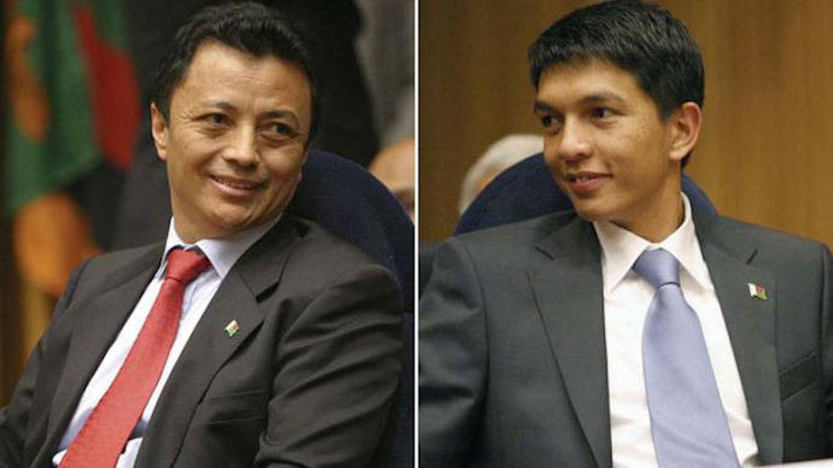 Andry Rajoelina et Marc Ravalomanana. 