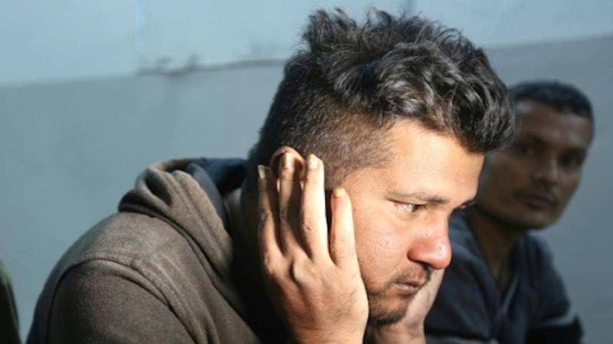 Ahmed Bilal, un Bangladais rescapé du naufrage d'une embarcation de migrants en Méditerranée, à Zarzis en Tunisie, le 11 mai 2019
