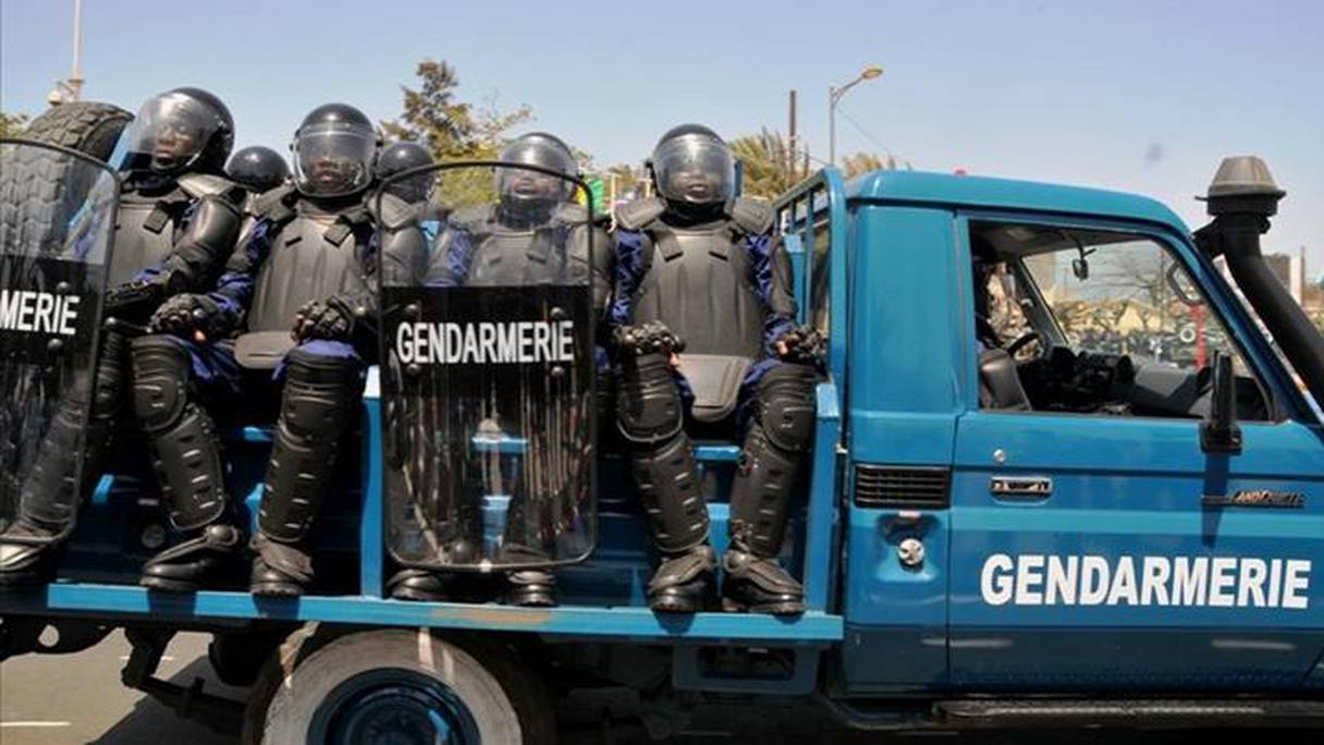 Un véhicule de la gendarmerie sénégalaise