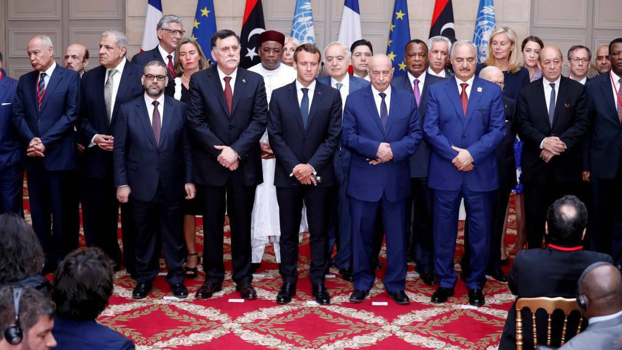 Le 29 mai dernier à Paris, les plus hauts responsables libyens des deux bords étaient à Paris pour un plan de paix. Tout risque d'être compromis. 