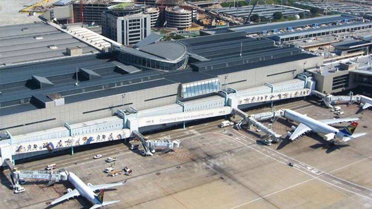 Aéroport international Olivier Tambo (Afrique du Sud).