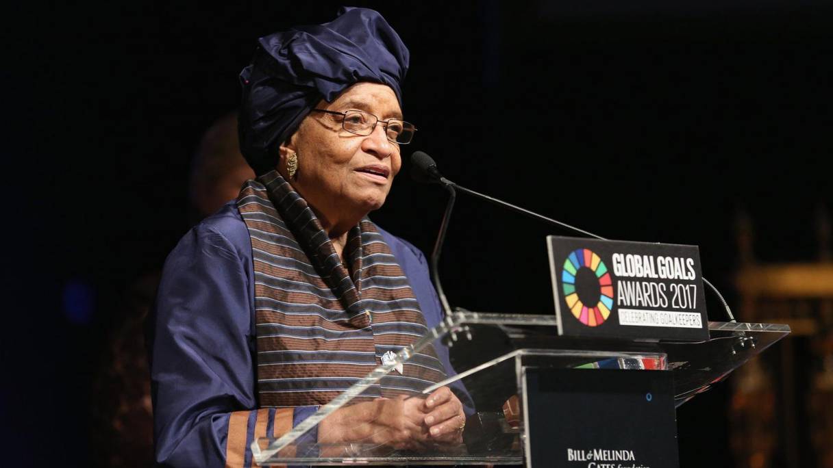 Ellen Johnson Sirleaf, ex-présidente du Liberia, est lauréate du prix Mo Ibrahim 2017.