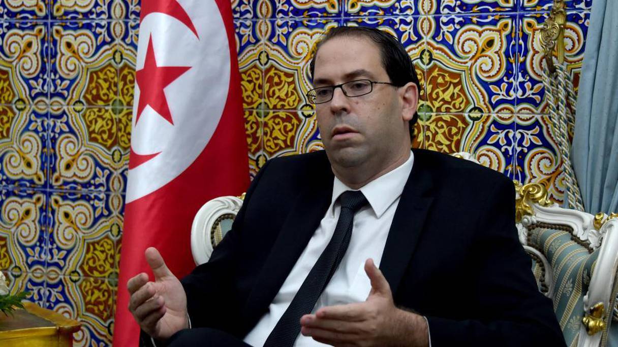 Youssef Chahed, premier ministre de la Tunisie. 