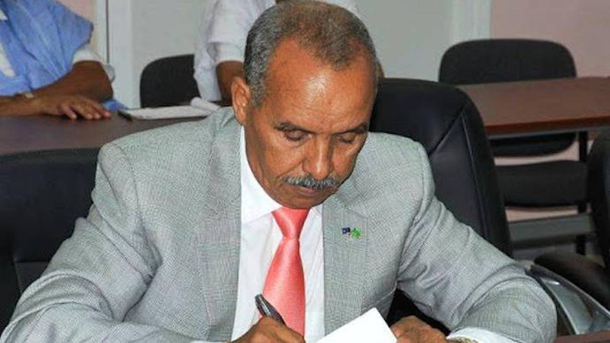 Cheikh ould Baya, nouveau président du Parlement mauritanien.