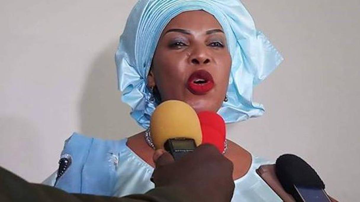 Kanté Diébou Ndiaye, candidate à la présidentielle malienne de juillet 2018. 