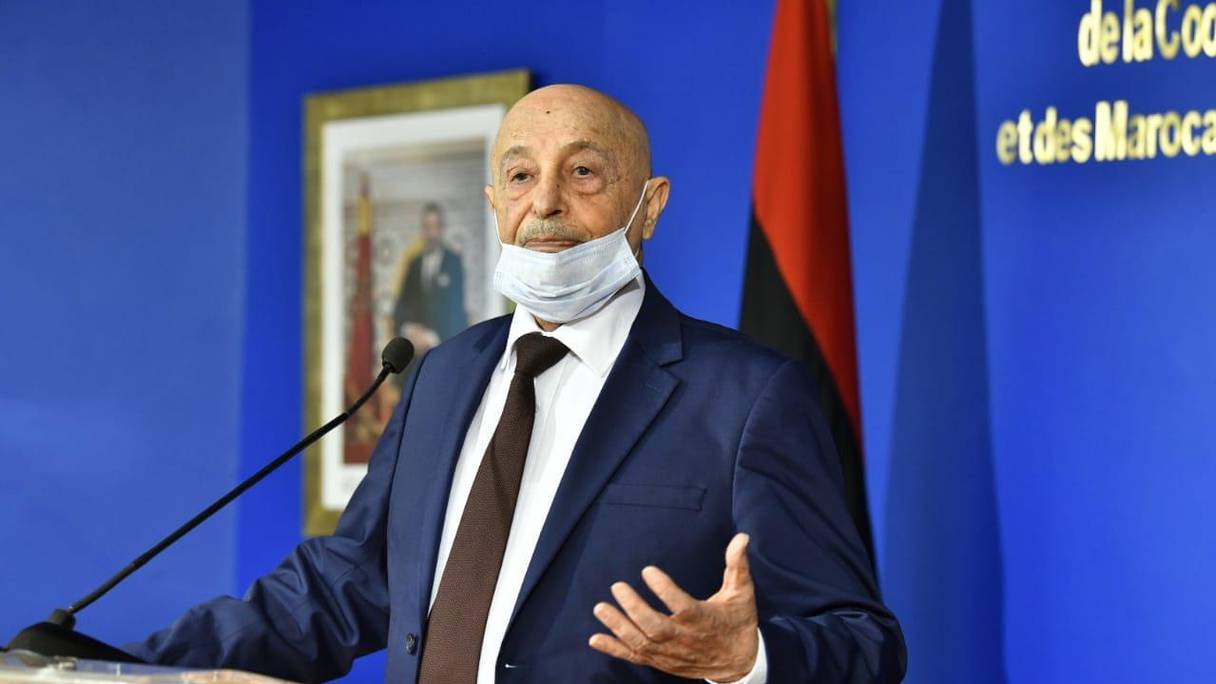 Aguila Saleh, le président du Parlement de Tobrouk.