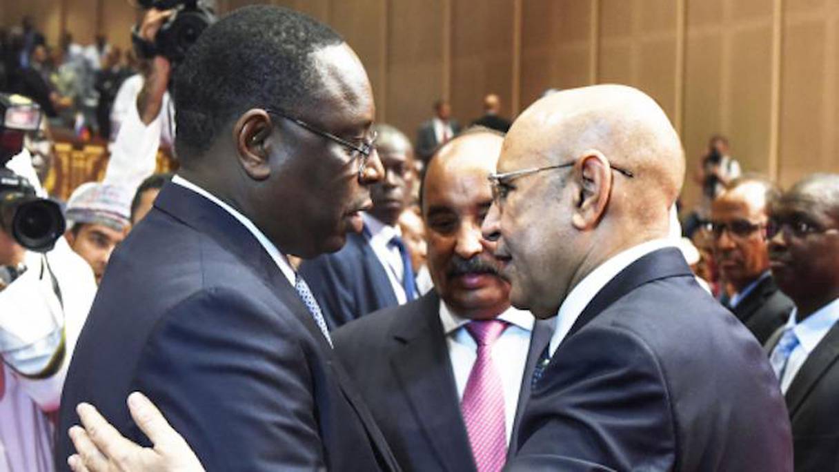 C'est la première visite du président Macky Sall auprès de son homologue mauritanien Ould Cheikh Ghazouani.
