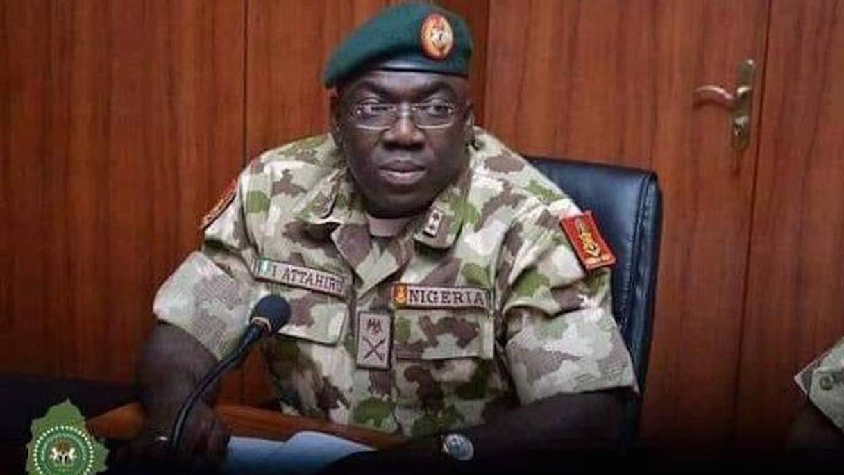Lieutenant général Ibrahim Attahiru, chef d'Etat-major de l'armée nigériane. 