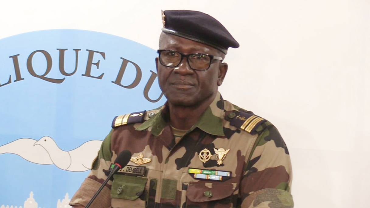 Le directeur de l’information et des relations publiques des armées (DIRPA), le colonel Souleymane Dembélé.