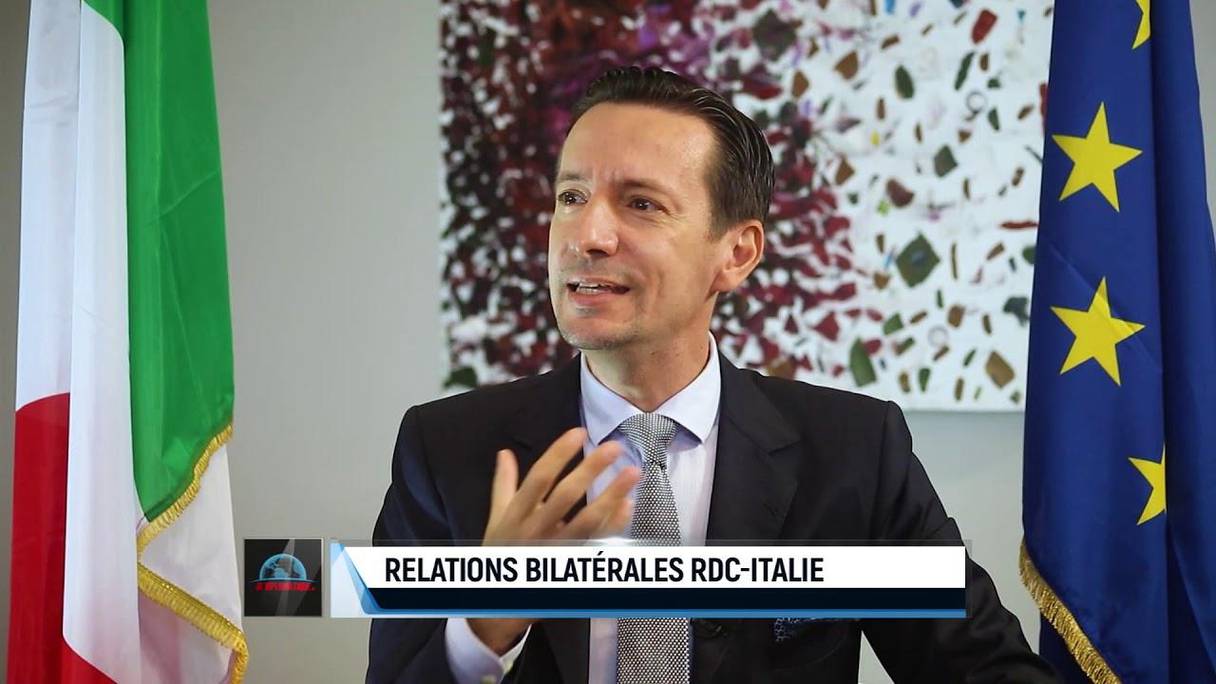 Luca Attanasio, ambassadeur d'Italie en RDC. 