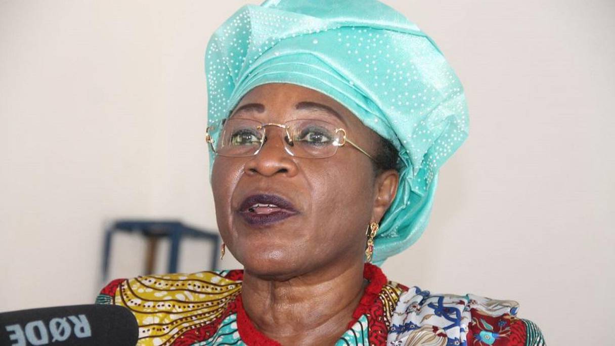 Hadja Makalé Camara, candidate à la présidentielle guinéenne. 