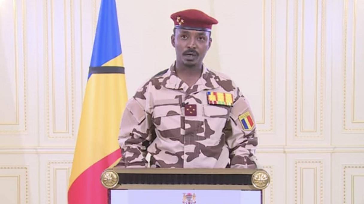 Mahamat Idriss Deby Itno, chef du Conseil militaire de transition (CMT) au Tchad.