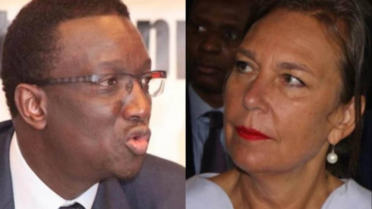 Le ministre Amadou Ba et l'ambassadrice suisse au Sénégal