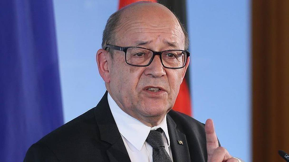Le ministre français des Affaires étrangères Jean-Yves Le Drian.