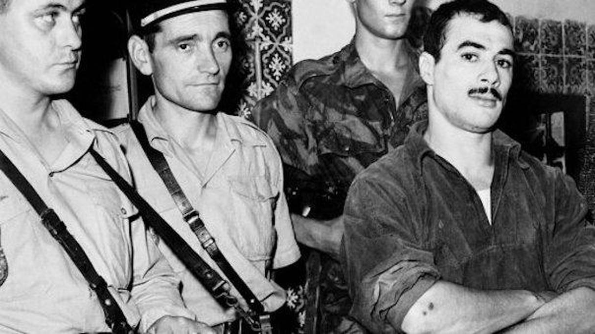 Capture de Yacef Saadi, chef militaire des réseaux FLN de la zone autonome d’Alger, le 24 septembre 1957. 