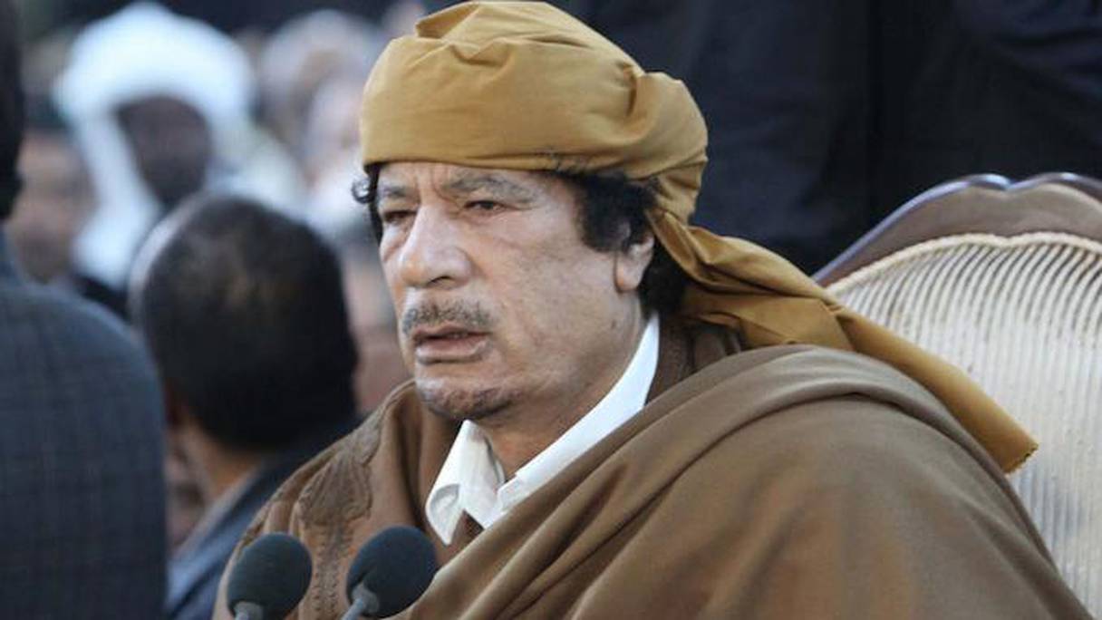 L'ancien guide libyen Mouammar Kadhafi. 