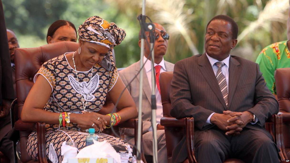 Grace Mugabe et l'ancien vice-président Mnangagwa ne se sont jamais appréciés.