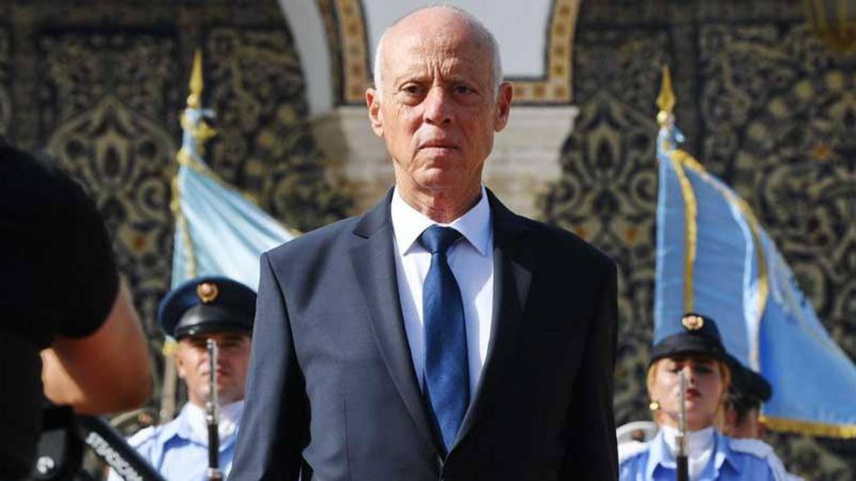 Kaïs Saied, président de la Tunisie. 