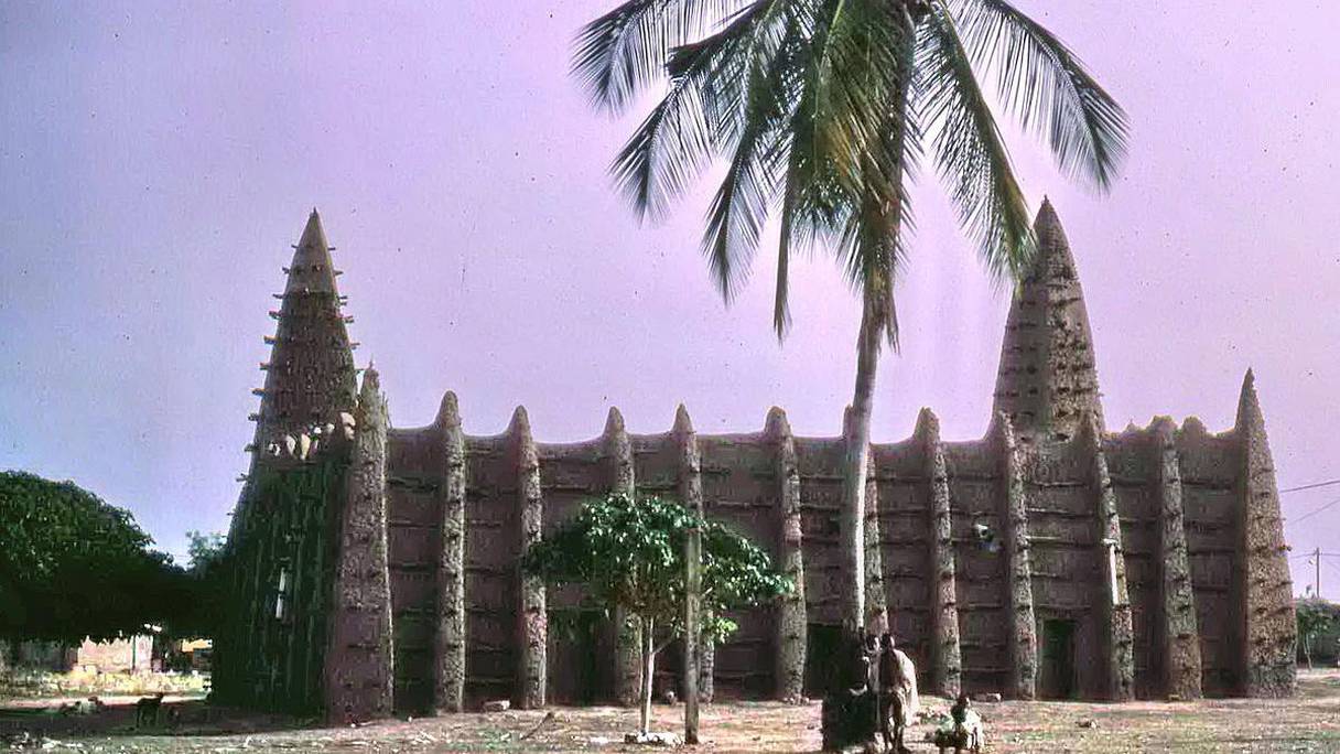 L'une des deux mosquées historiques de Kong. 