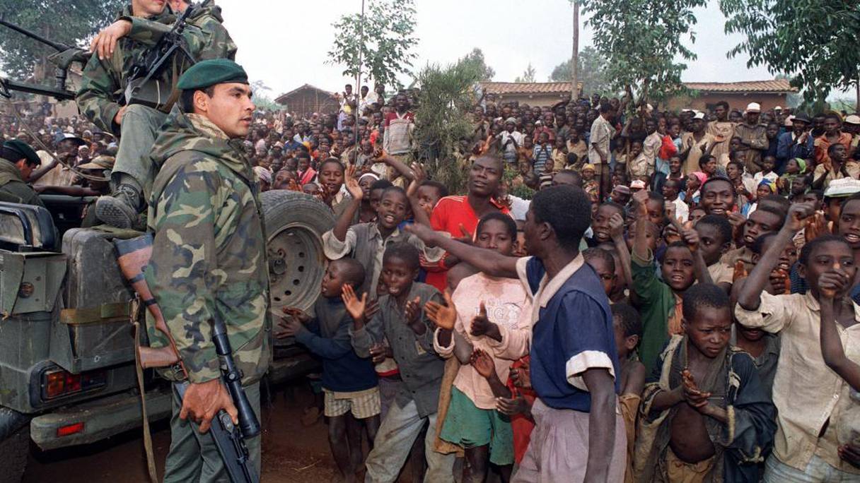 Un soldat français au Rwanda en 1994. 
