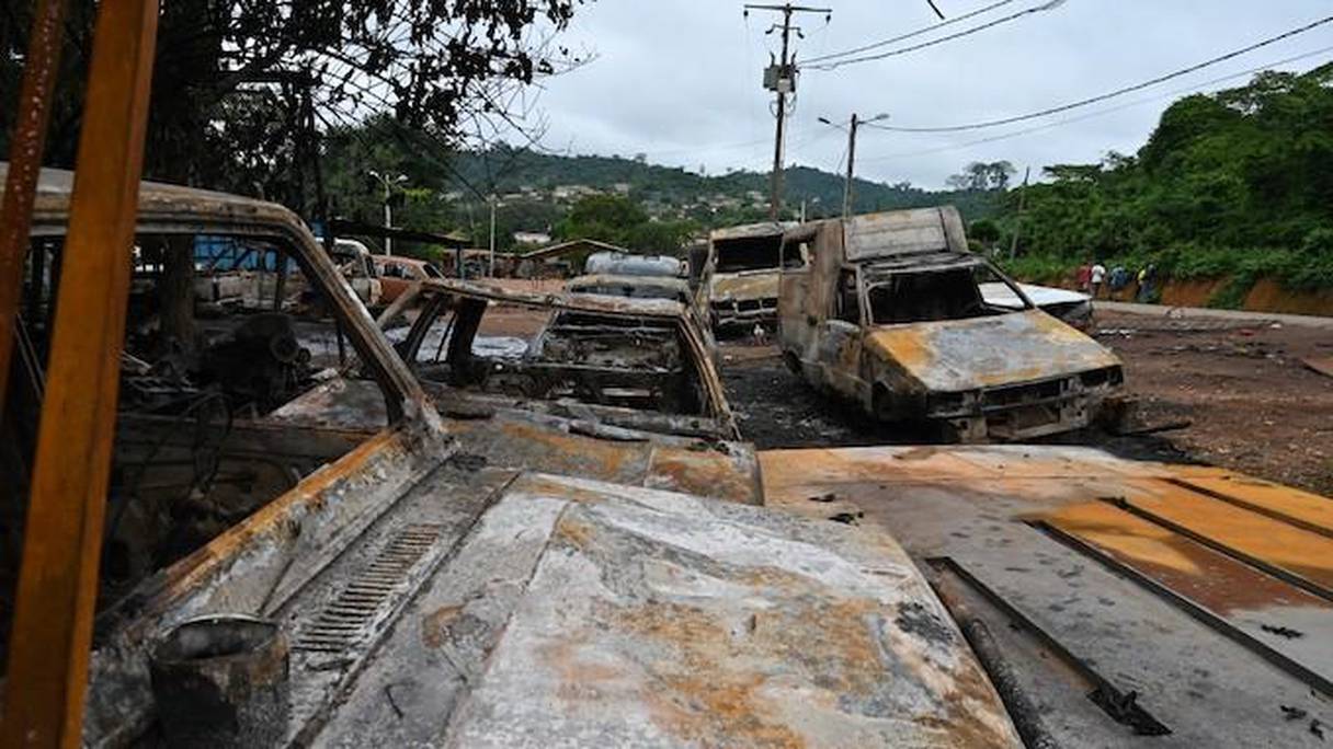 A Boungouanou, 200 km au Nord d'Abidjan, les violences éthniques commencent déjà à faire de sérieux dégâts. 