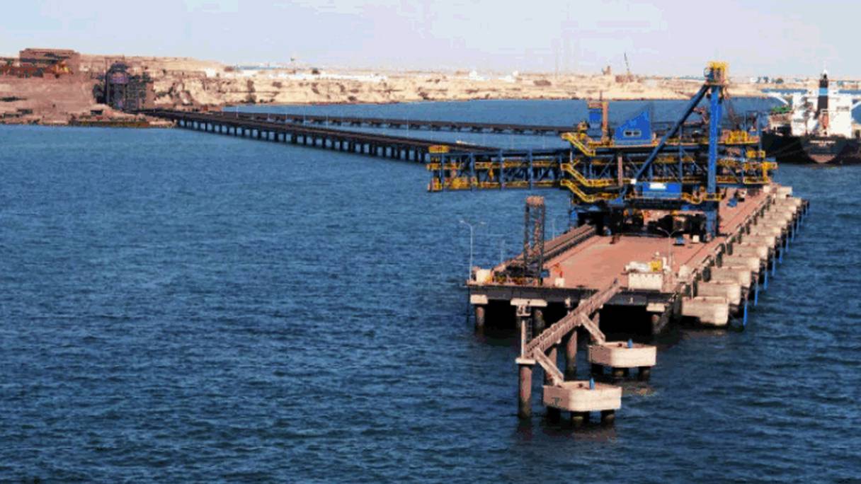 Port minéralier de Nouadhibou. 
