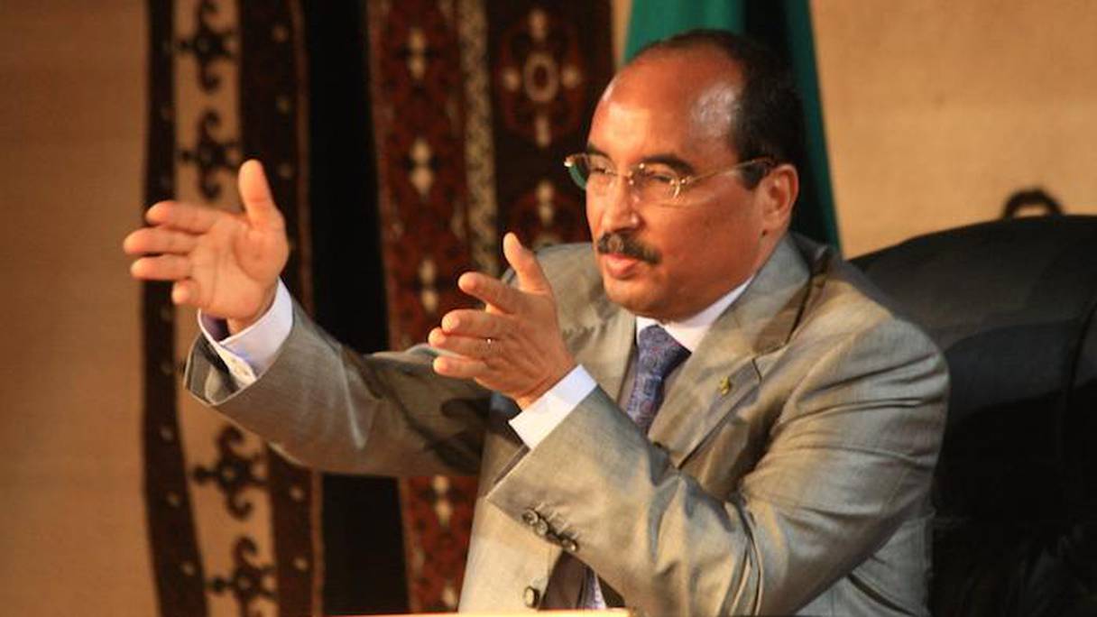 Mohamed ould Abdel Aziz, président de la République islamique de Mauritanie. 